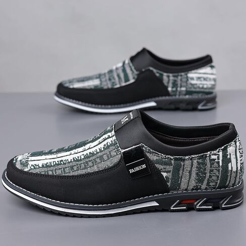 أحذية COSIDRAM الرجالية الكاجوال بدون كعب قماش سهلة الارتداء وخفيفة الوزن أحذية مريحة للعمل والمكتب أحذية رياضية للرجال in Kuwait