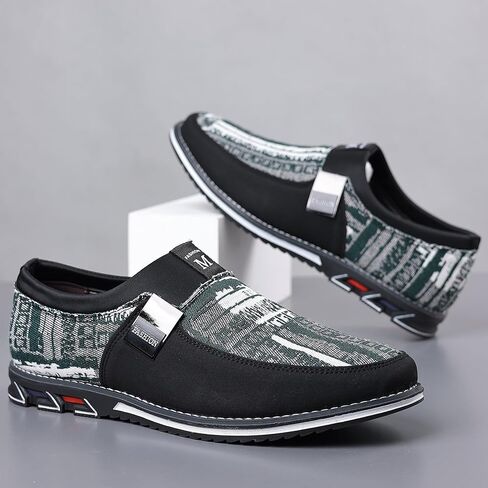 أحذية COSIDRAM الرجالية الكاجوال بدون كعب قماش سهلة الارتداء وخفيفة الوزن أحذية مريحة للعمل والمكتب أحذية رياضية للرجال in Kuwait