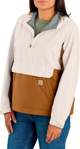Carhartt womens Rain Defender Loose Fit Lightweight Packable Anorak Coat in Saudi Arabia