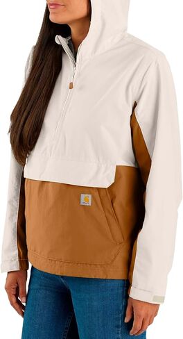 Carhartt womens Rain Defender Loose Fit Lightweight Packable Anorak Coat in Saudi Arabia