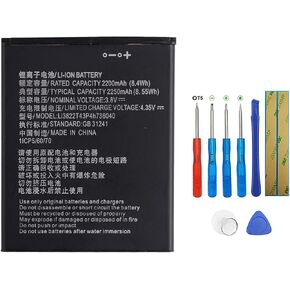 Battery Li3822T43P4h736040 Compatible with ZTE Tempo X/Tempo Go N9137 with Tools
