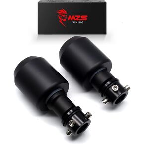 MZS Motorcycle Frame Sliders, Falling Crash Protector Guards No Cut Kits Black Compatible with Compatible with ZX4R ZX4RR 2023-2024 | ZX25R 2021-2022