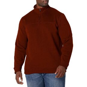 Arrow Men's Long Sleeve 1/4 Zip Sueded Fleece