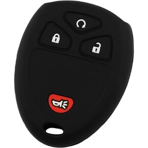 KeyGuardz Keyless Entry Remote Car Key Fob Outer Shell Cover Soft Rubber Protective Case for Chevy GMC 15913421