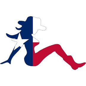 Rogue River Tactical Cowgirl Texas Flag Sticker Car Decal Bumper Sticker Lone Star State Truck Window