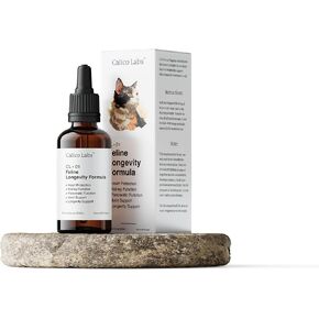 Veterinarian Approved - Complete Feline Longevity Support. Supports Heart, Kidney, Joint, & More (60 Servings)
