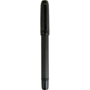 Jinhao 92 Fountain Pen, Black, Solid Metal, Extra Fine Nib With Ink Converter, Writing Calligraphy Pen