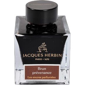 Jacques Herbin - المرجع 14709JT - حبر لأقلام الحبر وأقلام الكرة الدوارة - إلهام نوير - زجاجة 50 مل - حبر معطر