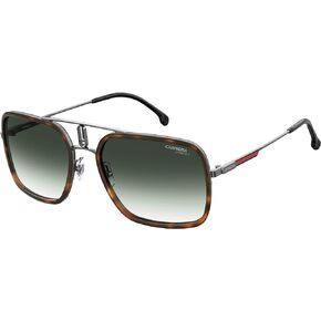 Carrera Men's 1027/S Rectangular Sunglasses, Brown/Green Shaded, 59mm, 20mm