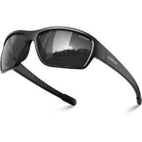 Polarized Sports Sunglasses for Men Women Fishing Driving Baseball UV400 Protection TR90 Frame