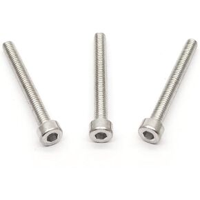 M4-0.7x16mm Stainless Steel Hex Socket Bolt Allen Socket Drive Socket Head Cap Screws Full Thread 100pcs