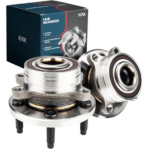 KAX 512460 Pair Front Wheel Bearing and Hub Assembly fit for 2013-2019 Ford Explorer,5 Lug
