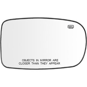 Senzeal Passenger Side Heated Mirror Glass Replacement for Chrysler 200 2011-2014 Chrysler 300 2012-2021 Dodge Charger 2011-2021 Replace 68101146AA (Right Side)