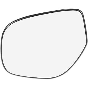 X AUTOHAUX Car Rearview Left Side Heated Mirror Glass with Backing Plate 7632B609 for Mitsubishi Outlander 2014-2020