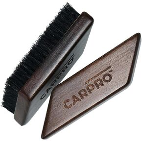 CARPRO Leather Brush - Leather Cleaning Brush for Car Interior Upholstery, Leather Seats, Furniture, Couch, Sneakers, Boots, Bags & More [Works on Natural, Synthetic, Vinyl, Fabric] (1 Pack)