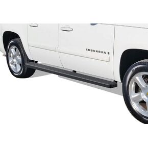 APS Running Boards (Nerf Bars Side Steps Step Bars) Compatible with Suburban 1500 Yukon XL 1500 2000-2020 (Exclude Z71 Denali) & Avalanche 02-13 (Stainless Steel Black Powder Coated 6 inches)