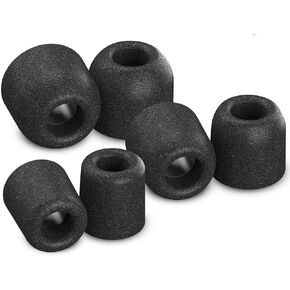 سماعات أذن من إسفنج الذاكرة لعزل الضوضاء وعزل الضوضاء من أجل Sennheiser HD1 Momentum MIE2، IE 800 S، CX 3.00، 5.00 و7.00BT، أطراف وسائد أذن بديلة ممتازة، ملاءمة آمنة مريحة، S/M/L، 3 أزواج in Kuwait