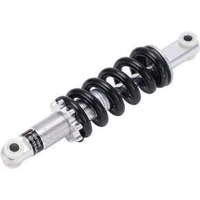 Shock Damper, 215mm Universal Rear Shock Absorber Heavy Duty Steel Adjustable Spring Damper Damping for Pit Quad Mini Dirt Bike ATV Buggy Mountain Bike