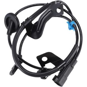 Motoforti Rear Right ABS Sensor, Wheel Speed Sensor, for Mitsubishi Outlander II 4WD 2006-2012, Plastic, No.4670A582, Black