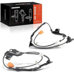 A-Premium Front Left and Right ABS Wheel Speed Sensor - Compatible with Honda Models - Accord 1998-2002, Sedan/Coupe - Front Driver and Passenger Side, Replaces 57450-S84-A52, 57450S84A52