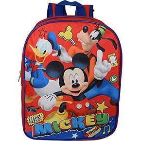 Mickey Mouse 15" Backpack (Red-Blue)