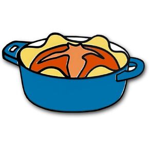 Sourdough Bread Lapel Enamel Pin