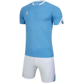 KELME Men Team Soccer Jersey and Shorts, Youth Shirts Soccer Uniform Kit, Adult Indoor Turf Sport Outfit