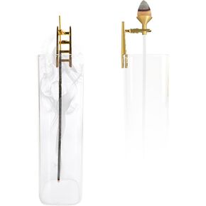 حامل بخور للعصي، بخور سلم لطيف - حامل عصا مع مبخرة زجاجية لامتصاص الرماد خالية من الفوضى لديكور المنزل واليوجا والمنتجعات الصحية (السلم) in Kuwait