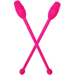2 Pcs Rhythmic Gymnastics Stick Clubs Gymnastics Training Equipment Tool 13.38" Length