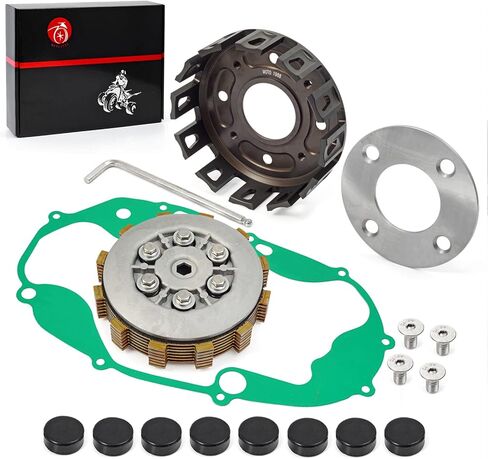 CNC Billet Clutch Basket & Complete Heavy Duty Clutch Kit Center Inner Hub Outer Pressure Plate For YAMAHA Banshee 350 YFZ 350 1987-2006 in Saudi Arabia