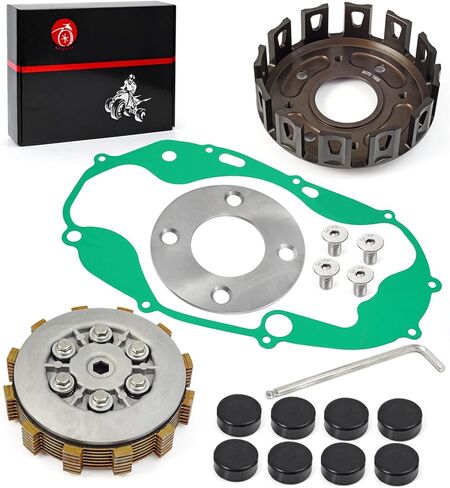 CNC Billet Clutch Basket & Complete Heavy Duty Clutch Kit Center Inner Hub Outer Pressure Plate For YAMAHA Banshee 350 YFZ 350 1987-2006 in Saudi Arabia