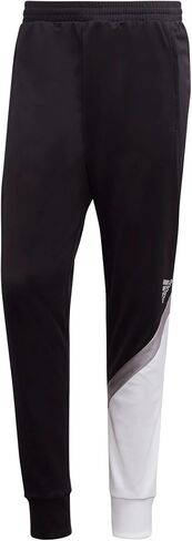 بنطال تريكو مدبب 3-Stripes للرجال من adidas (أسود/أبيض/أسود أساسي، XX-Large) in Saudi Arabia