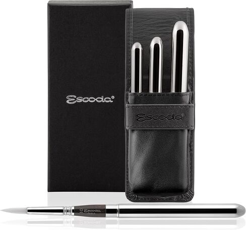 مجموعة فرش السفر ذات الألوان المائية من سلسلة Escoda Perla من Speedball Art Products، توراي بيضاء صناعية in Saudi Arabia