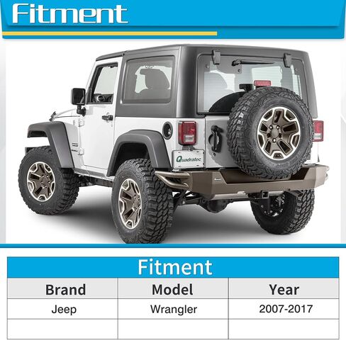 شفرة ممسحة خلفية، بديلة لسيارة جيب رانجلر 2007-2017 - استبدال مجموعة ممسحة الزجاج الأمامي الخلفية من ZOFFI - مجموعة نافذة تنظيف من المطاط الطبيعي لجميع المواسم مكونة من 2 in Kuwait