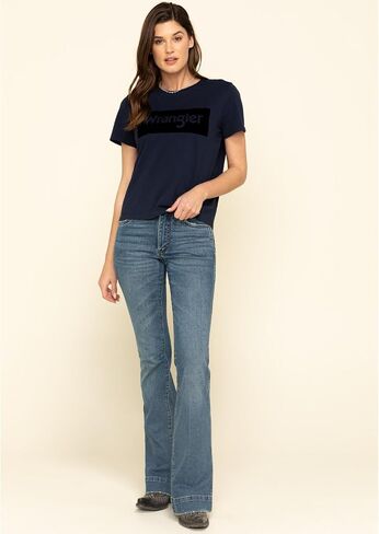 Wrangler Women's Retro High Rise Trouser Green Jean in Kuwait
