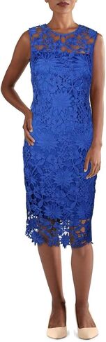 Calvin Klein Floral Embroidered Lace Women's Sheath Dress in Saudi Arabia