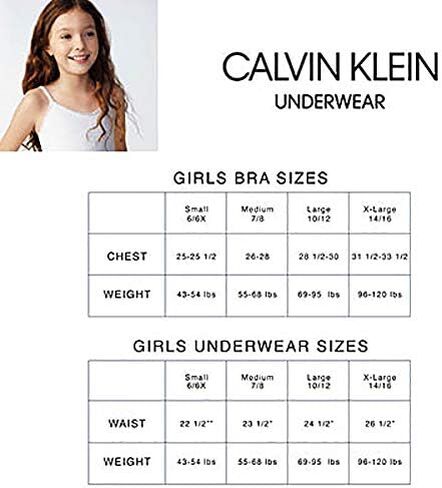 Calvin Klein Girls' Kids Modern Cotton Bralette, Multipack in Kuwait