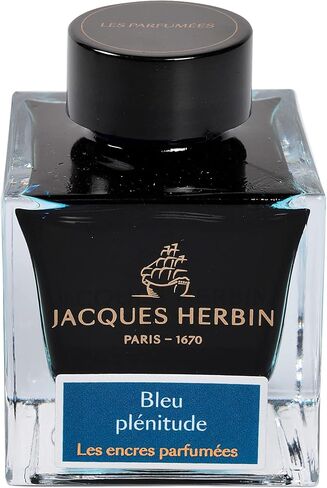 Jacques Herbin - المرجع 14709JT - حبر لأقلام الحبر وأقلام الكرة الدوارة - إلهام نوير - زجاجة 50 مل - حبر معطر in Kuwait