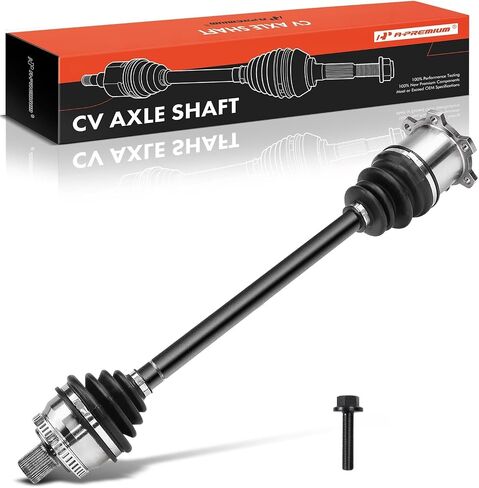 مجموعة عمود المحور A-Premium CV متوافقة مع Audi A4 Quattro 2002-2008، L4 1.8L 2.0L، جانب الركاب الأيمن الأمامي، استبدال # 8E0407272AR، 8E0407452PX in Saudi Arabia