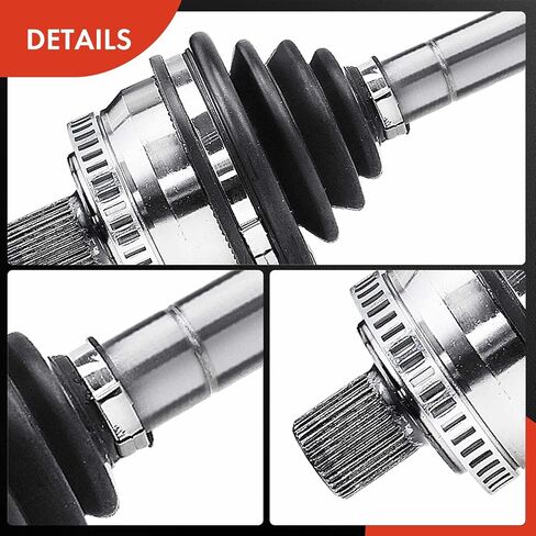 مجموعة عمود المحور A-Premium CV متوافقة مع Audi A4 Quattro 2002-2008، L4 1.8L 2.0L، جانب الركاب الأيمن الأمامي، استبدال # 8E0407272AR، 8E0407452PX in Saudi Arabia
