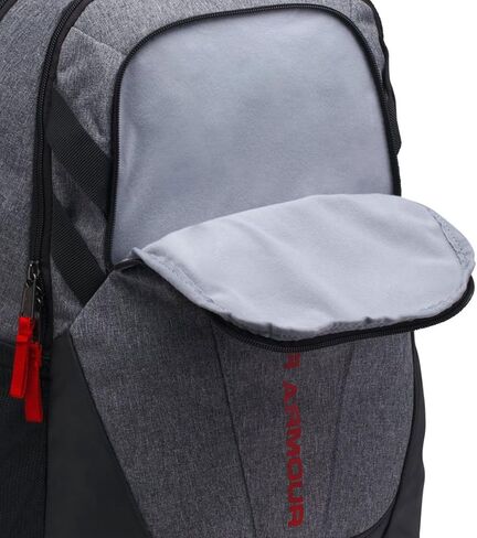 حقيبة ظهر Under Armour Hustle 3.0، جرافيت متوسط ​​الحرارة (042)/أسود، مقاس واحد يناسب الجميع in Kuwait