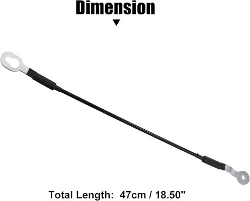 ACROPIX Car Rear Tailgate Cables Lift Gate Support Straps Fit for Chevrolet S10 Pickup - Pack of 1 Black in Saudi Arabia