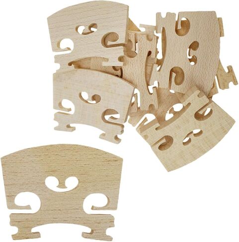 10 Pcs Maple 1/2 Violin Bridge Cut to Fit Violin Parts in Saudi Arabia