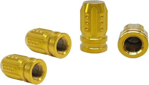 Car Tire Valve Caps 4Pcs Tyre Valve Stem Cover Black Dustproof Tire Cap Air Dust Wheel Rim Cap Anti-Rust Hexagon Design Screw-On Tire Stem Valve Caps (Black) in Saudi Arabia