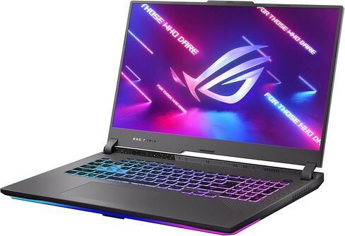 ASUS ROG Strix G17 17.3" IPS-Level 240Hz QHD Gaming Laptop (AMD Ryzen 9 7945HX, 32GB DDR5 RAM, 1TB SSD, RTX 4070 8GB, RGB Backlit KB, WiFi 6, BT 5.2, RJ-45, Win 10 Pro) w/DKZ USB Hub in Saudi Arabia