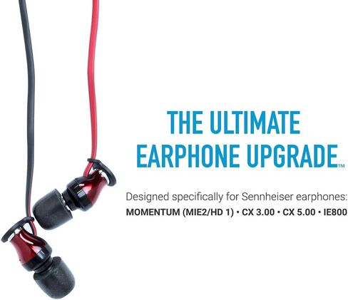 سماعات أذن من إسفنج الذاكرة لعزل الضوضاء وعزل الضوضاء من أجل Sennheiser HD1 Momentum MIE2، IE 800 S، CX 3.00، 5.00 و7.00BT، أطراف وسائد أذن بديلة ممتازة، ملاءمة آمنة مريحة، S/M/L، 3 أزواج in Kuwait