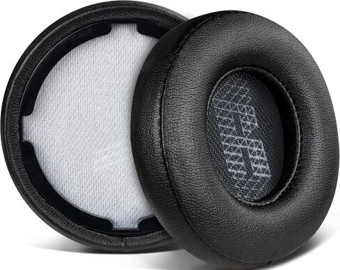 SOULWIT Replacement Ear Pads for JBL Live 400BT/Live 400 BT On-Ear Wireless Headphones, Live400 Earpads Cushions with Softer Protein Leather, Noise Isolation Foam - Black in Saudi Arabia