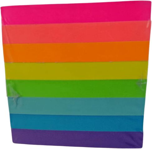 (8 Pack) 800 Sheets of Sticky Notes 3x3, Colored Sticky Notes, Sticky Note Pads, Stickey Notes Bulk, Sticky Pad, Colorful Sticky Notes Pack, Stickies in Saudi Arabia