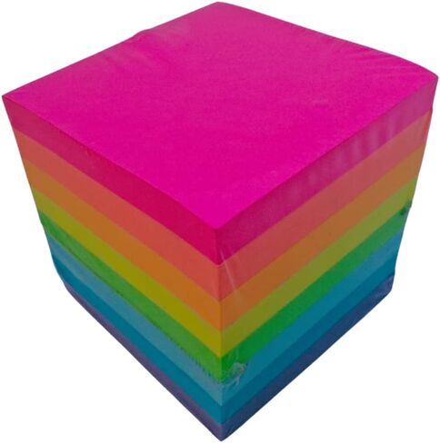 (8 Pack) 800 Sheets of Sticky Notes 3x3, Colored Sticky Notes, Sticky Note Pads, Stickey Notes Bulk, Sticky Pad, Colorful Sticky Notes Pack, Stickies in Saudi Arabia