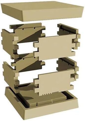 Beehive Cement Mold, 17.7 * 17.7 Inches Concrete Mold Beehive box, DIY Cement Beehive Mold for Beekeepers (45) in Saudi Arabia